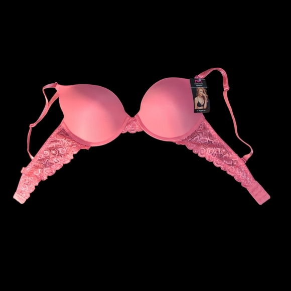 Maidenform Pinkish/Orange 38C Pushup Bra - Picture 2 of 9